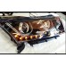 AUTO LAMP - UU BLACK BEZEL / CHROME HEADLIGHTS SET FOR CHEVROLET CRUZE 2011-14 MNR
